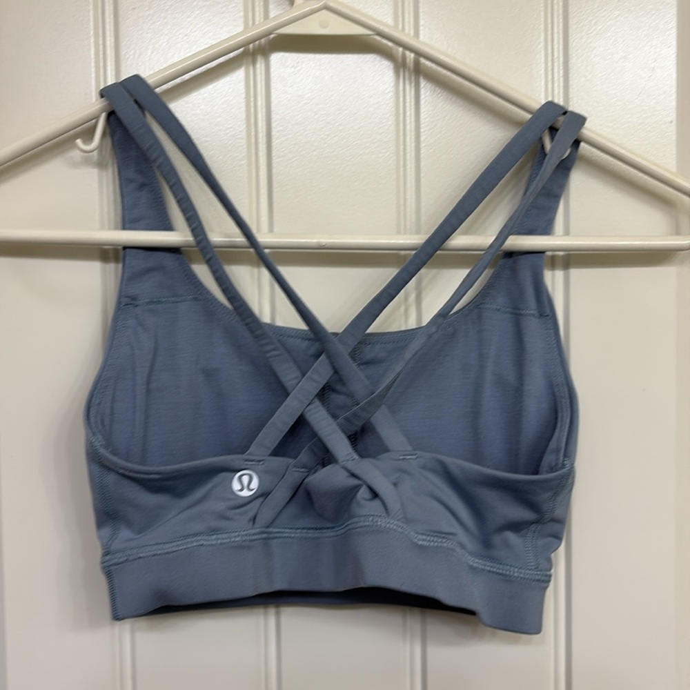 Lululemon Dusty blue sports Bra - Picture 2 of 4